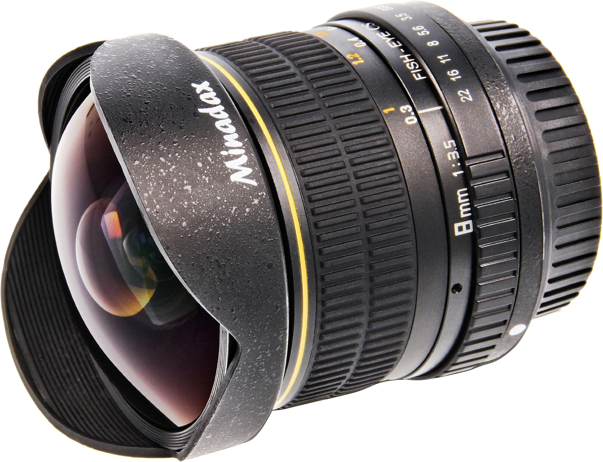 Minadax 8 mm 1: 3.5 Fisheye Lens for Canon