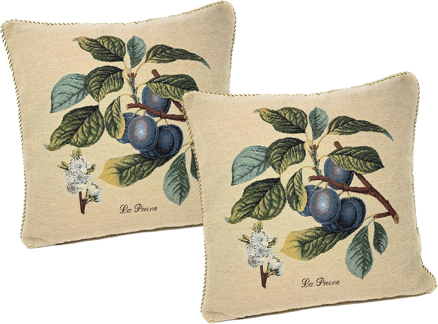 plum accent pillows
