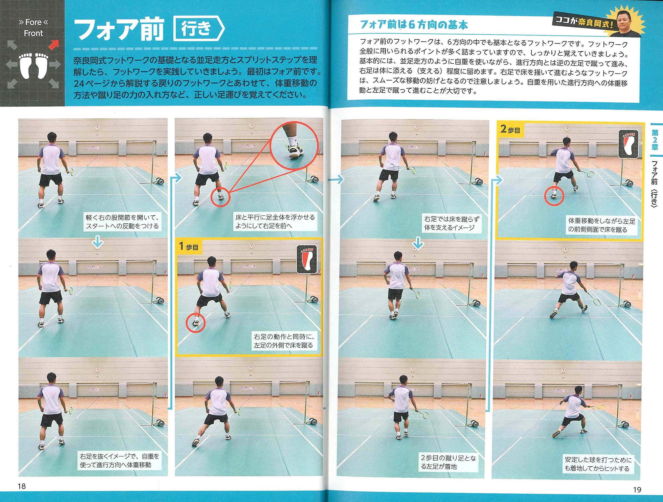 バドミントン フットワーク レボリューション Dvd付き Dvd Book 奈良岡 浩 配送料無料