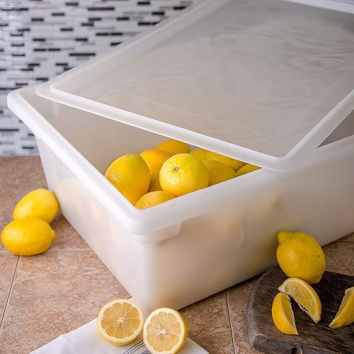 Miniatura 7 de Carlisle FoodService Products Storplus - Contenedor de almacenamiento de alimentos con diseño apilable para catering, bufés, restaurantes,