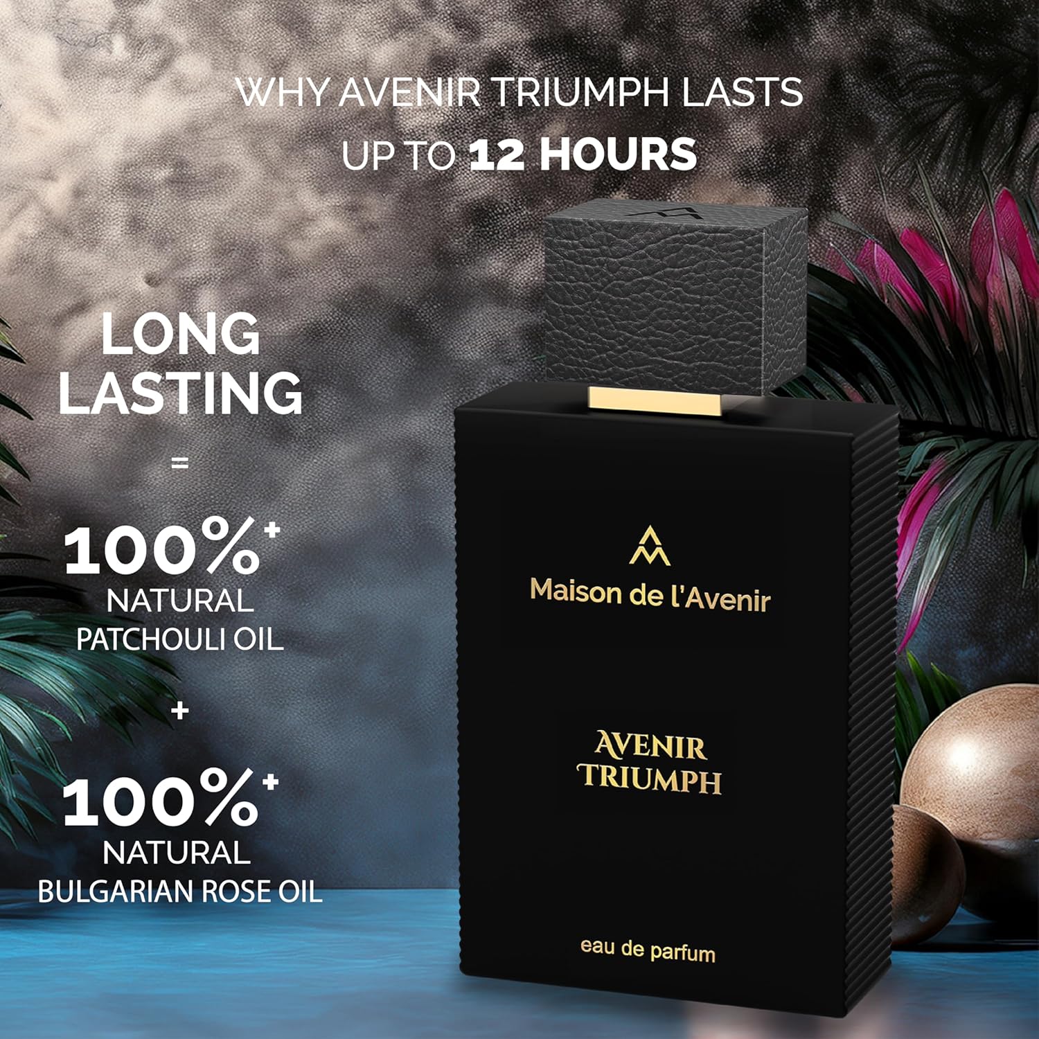 Maison de l'Avenir Avenir Triumph – SUPERNOVA COLLECTION | Citrus Spicy Fragrance | Unisex Cologne & Perfume | Natural & Essential Oils | Eau de Parfum (24 Hours) | Made in UAE | 100ml / 3.4 fl. oz.
