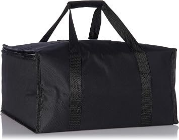 TheBiker Pizza Delivery Bag,Insulated Bag, Thermal Bag, Food Delivery Bag Sturdy, Foldable, Washable, Catering, Food Delivery Bag Good for eats postmates (16'' x 16''x 9'')