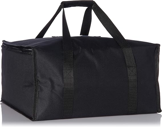 TheBiker Pizza Delivery Bag,Insulated Bag, Thermal Bag, Food Delivery Bag Sturdy, Foldable, Washable, Catering, Food Delivery Bag Good for eats postmates (16'' x 16''x 9'')