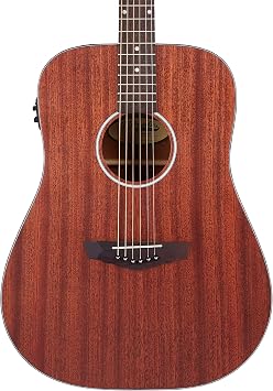 D'Angelico DAPLSD300MAHCP Premier Lexington 6 String Acoustic-Electric Guitar, Right - Natural