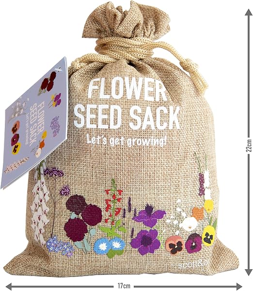Scott&Co. Flower Seed Variety Pack - 30 Different Varieties of Flower Seeds to Grow Your Own. Butterfly and Bee Attracting, Grow Indoor and Outdoor. Gardening Gifts for Women and Men. - 1