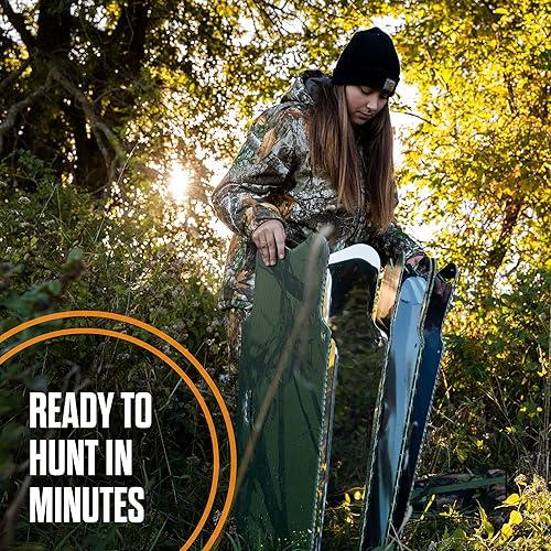 Vista 3 de Phantom Extender Bundle Kit, Hunting Blinds and Hunting Accessories, Includes Hunting Blind, Height Extenders, Stakes, Tie-Downs, Bungee Cords