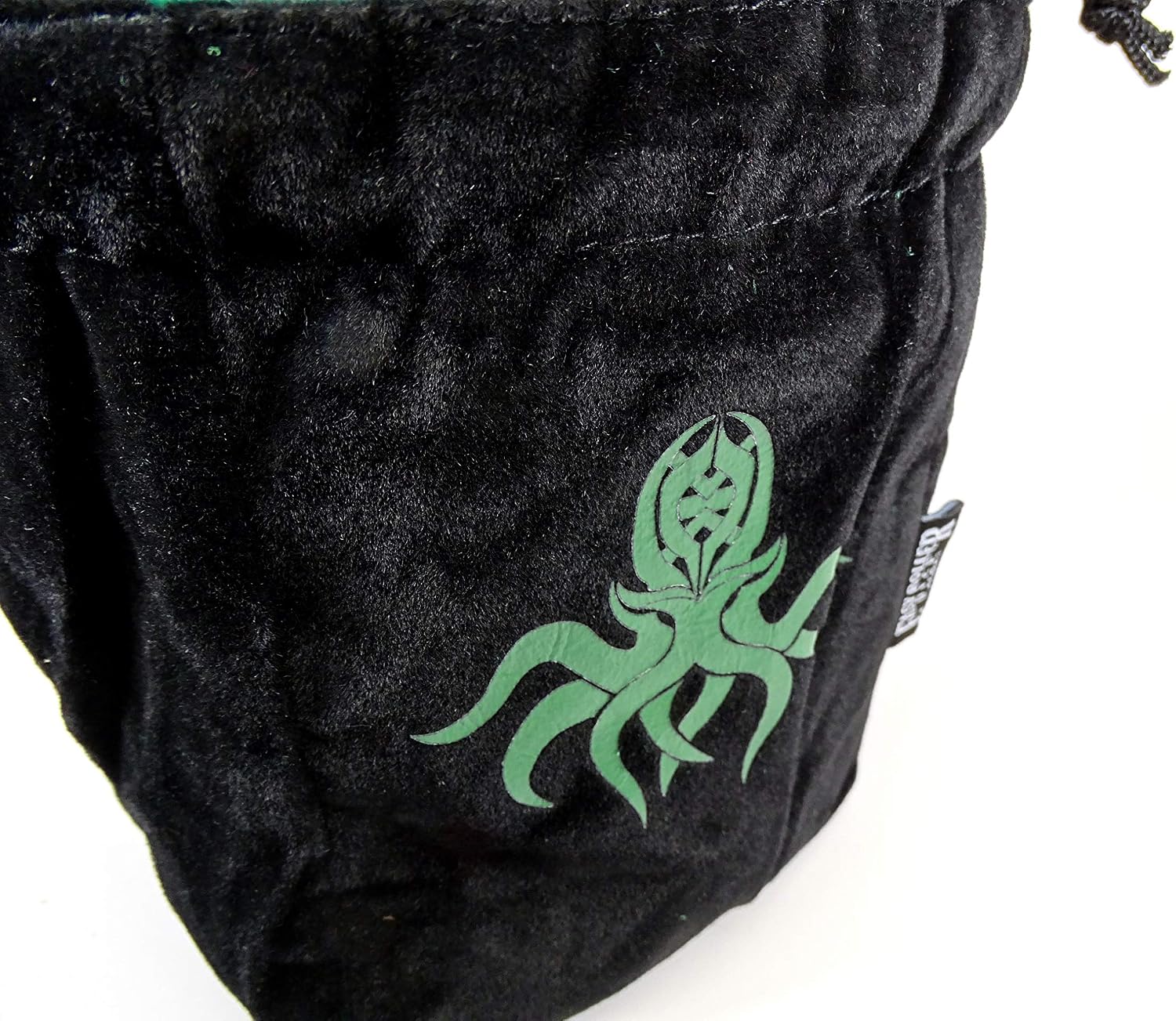 Microfiber Large Dice Bag | Truly Reversible with Cthulhu Image on Each Side | Stands Up on its Own and Holds 200+ Dice