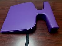 Vista 3 de Therapist's Choice Comfort Bolster Wedge, almohada de pecho para mesa de masaje, almohada propensa (negro)