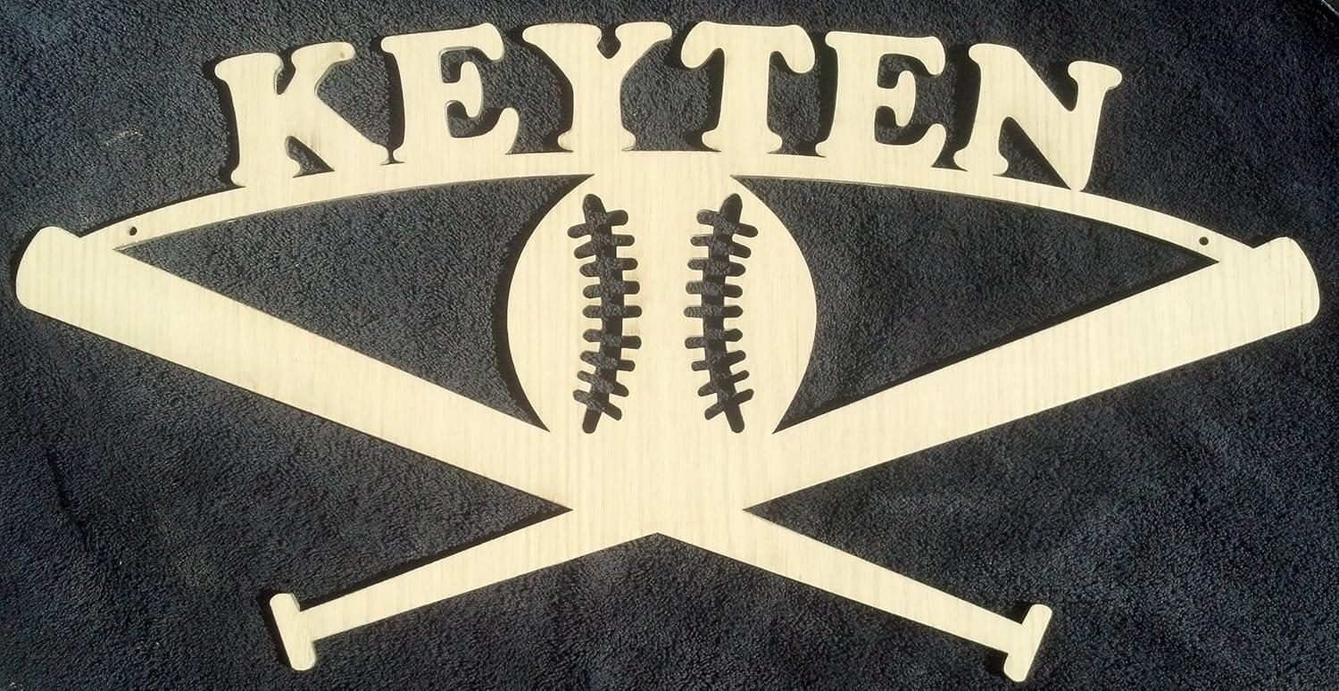 Baseball Bats & Ball with Name