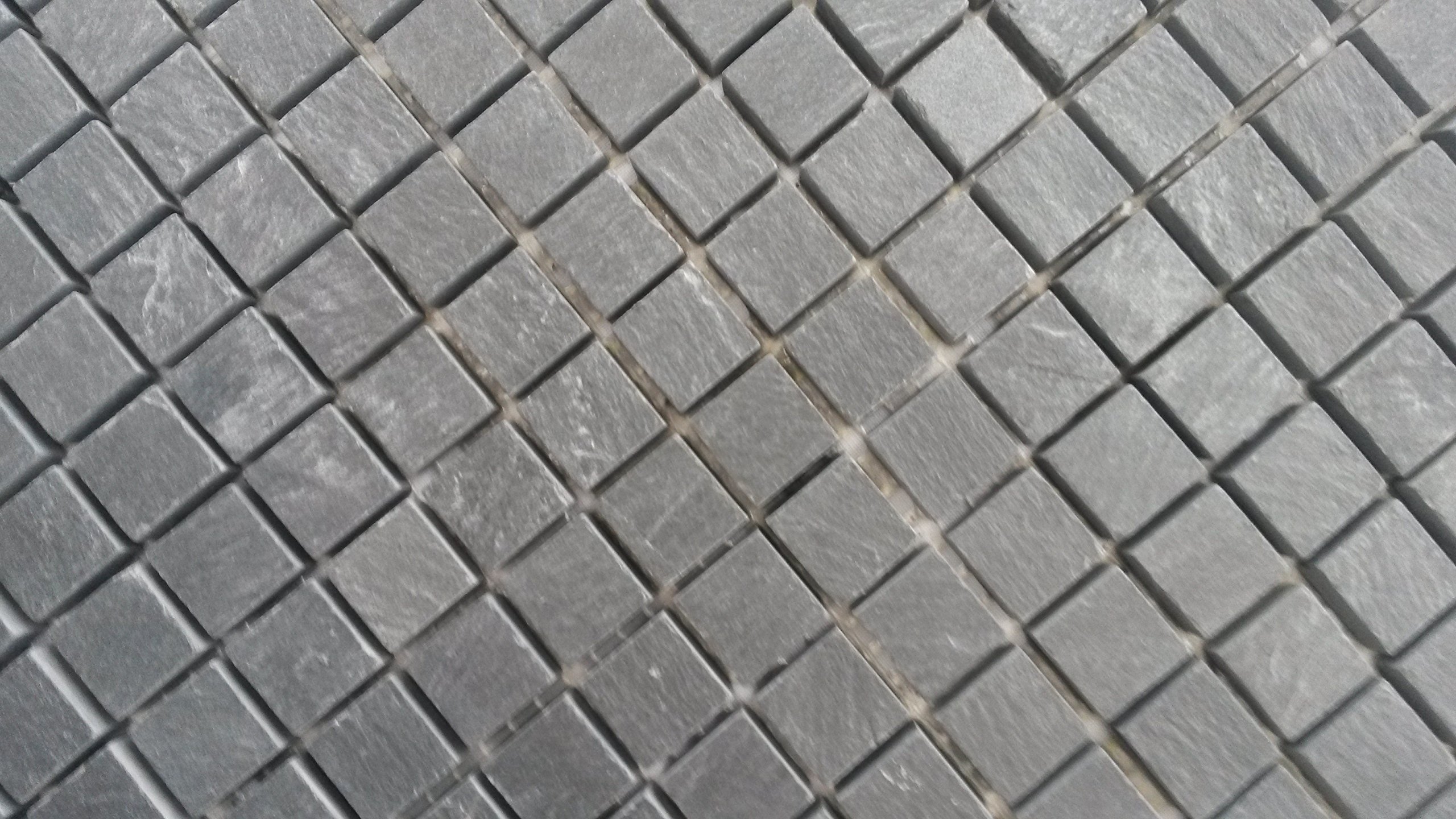 Mosaico In Pietra Breccia Nero E Bianco E Grigio L 30 X L 30cm X Sp. 10 Mm | Leroy Merlin - 13