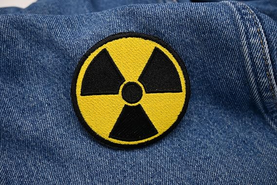 Finally Home Patch with Hook-and-Loop Closure - Atom Danger | Radioactivity Symbol Patches, Patches, Radioactive Patches, Nuclear Patch Badge