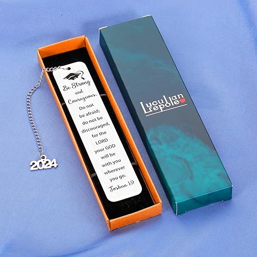 Miniatura 7 de Regalos de graduación universitaria para ella y él, marcapáginas inspiradoras de la Biblia, regalos cristianos para mujeres y hombres, regalos de