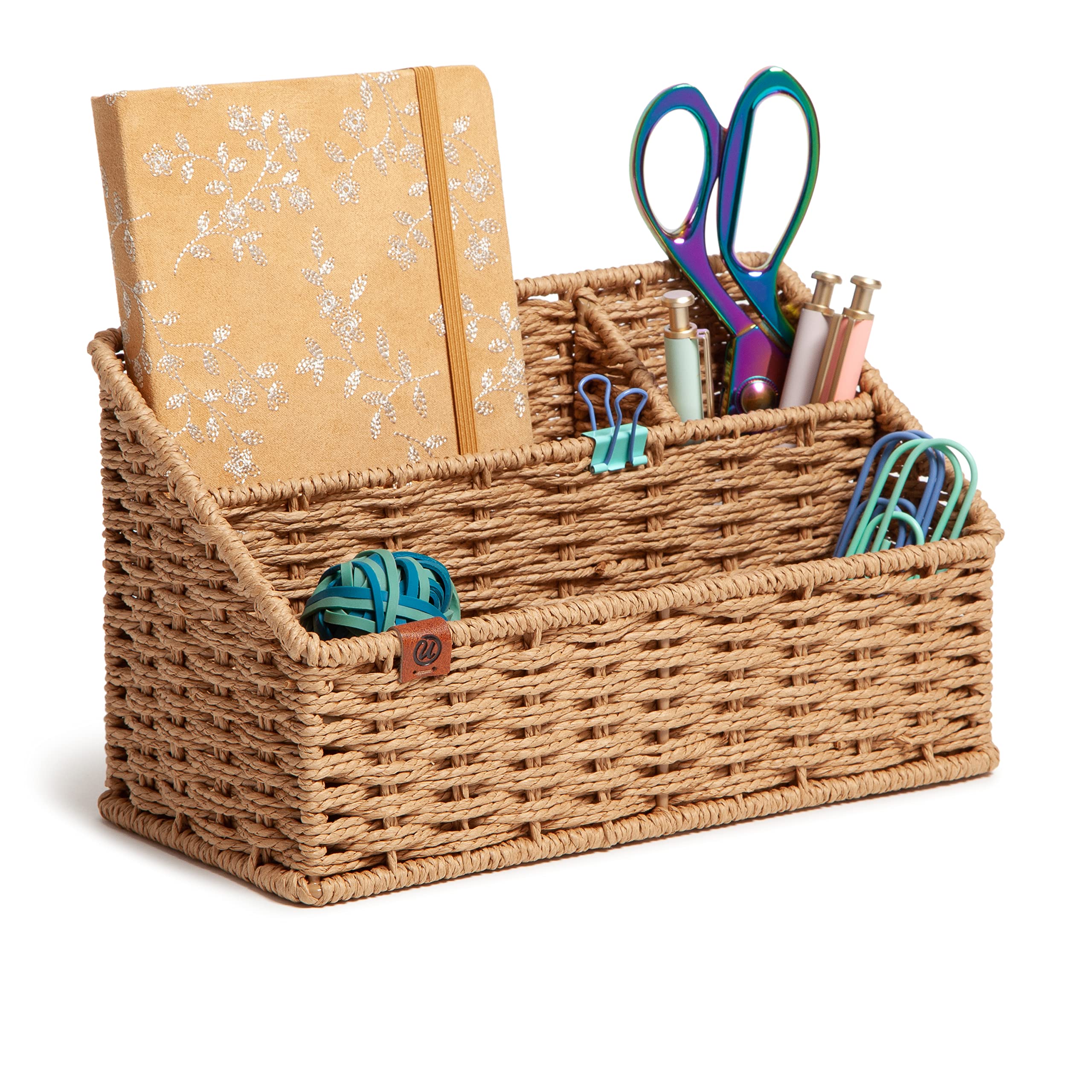U Brands Tkany organizer na biurko typu wszystko w 1, materiały organizacyjne do biura, 1 szt