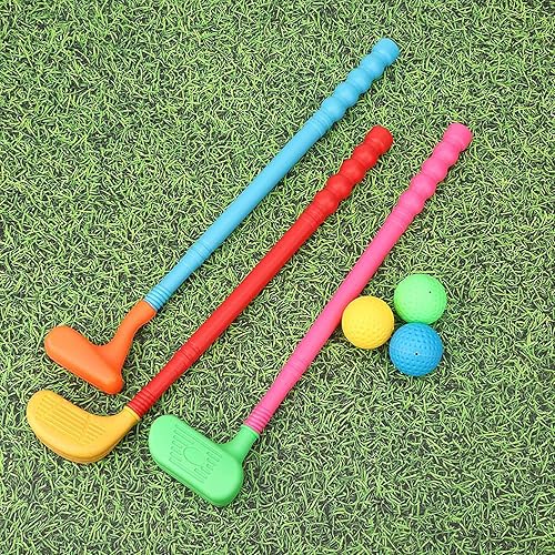 Kids Golf Clubs Set Mini Golf Set for Children Indoor Outdoor Kit with Portable Design for ParentChild Bonding and Skill Development