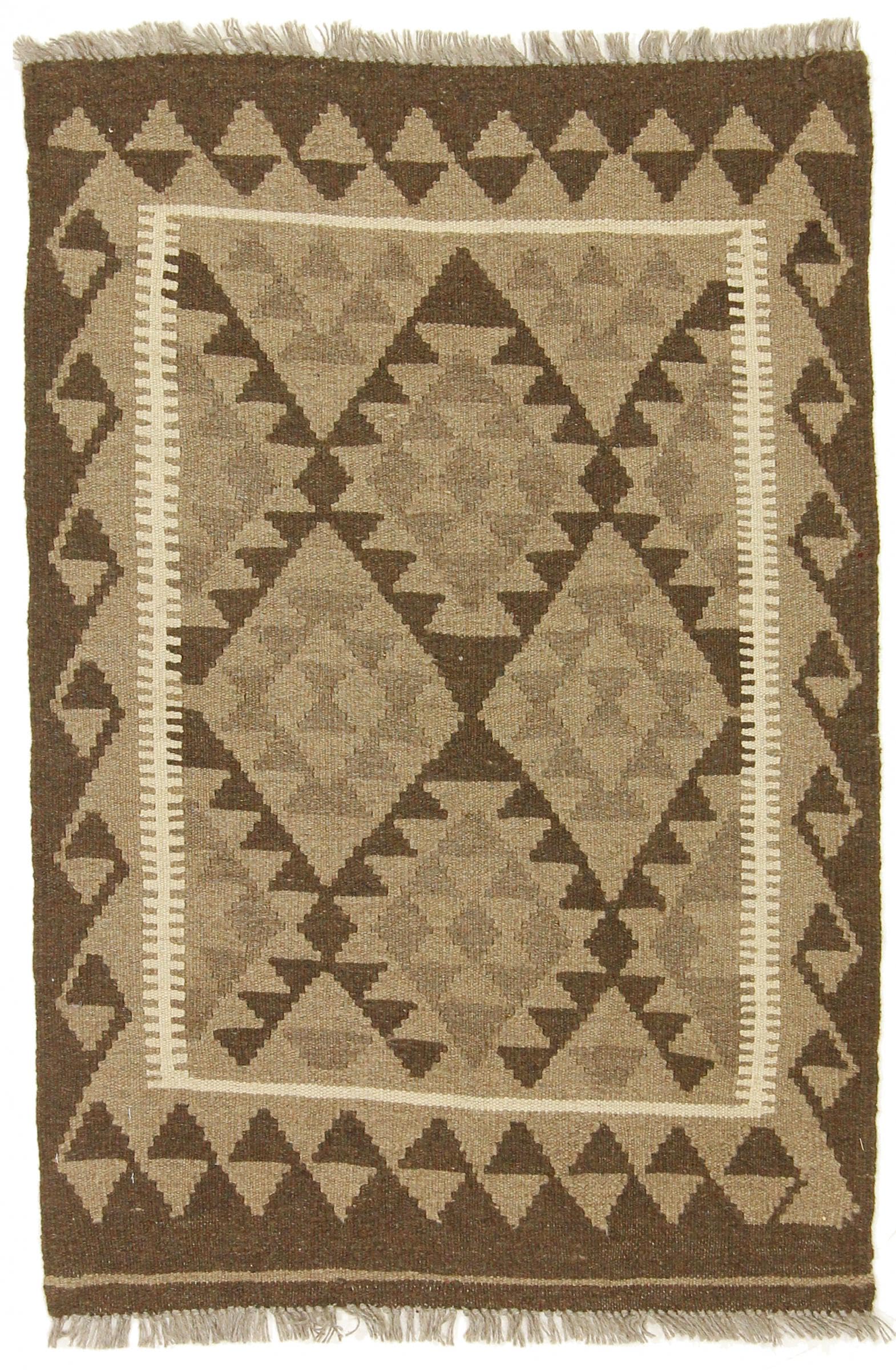 Tapis en laine Kilim Afghan pour réchauffer le sol du salon