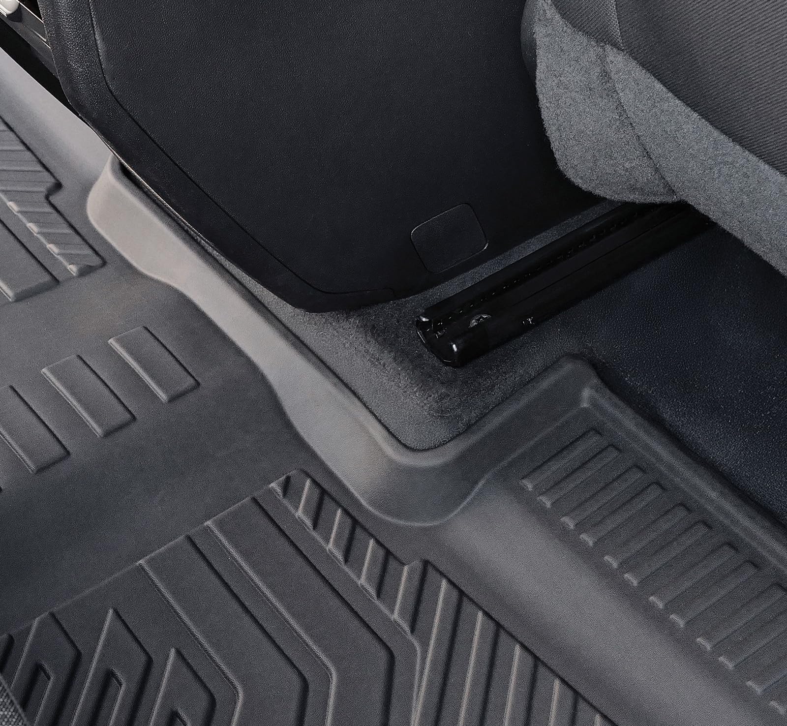 Floor Mats Set for 2024 2025 2026 Chevy Traverse & 2025 2026 Buick Enclave 7 Seats Captain Chairs, TPE All Weather Cargo Liner Trunk Mat Door Sill Guards Car Accessories