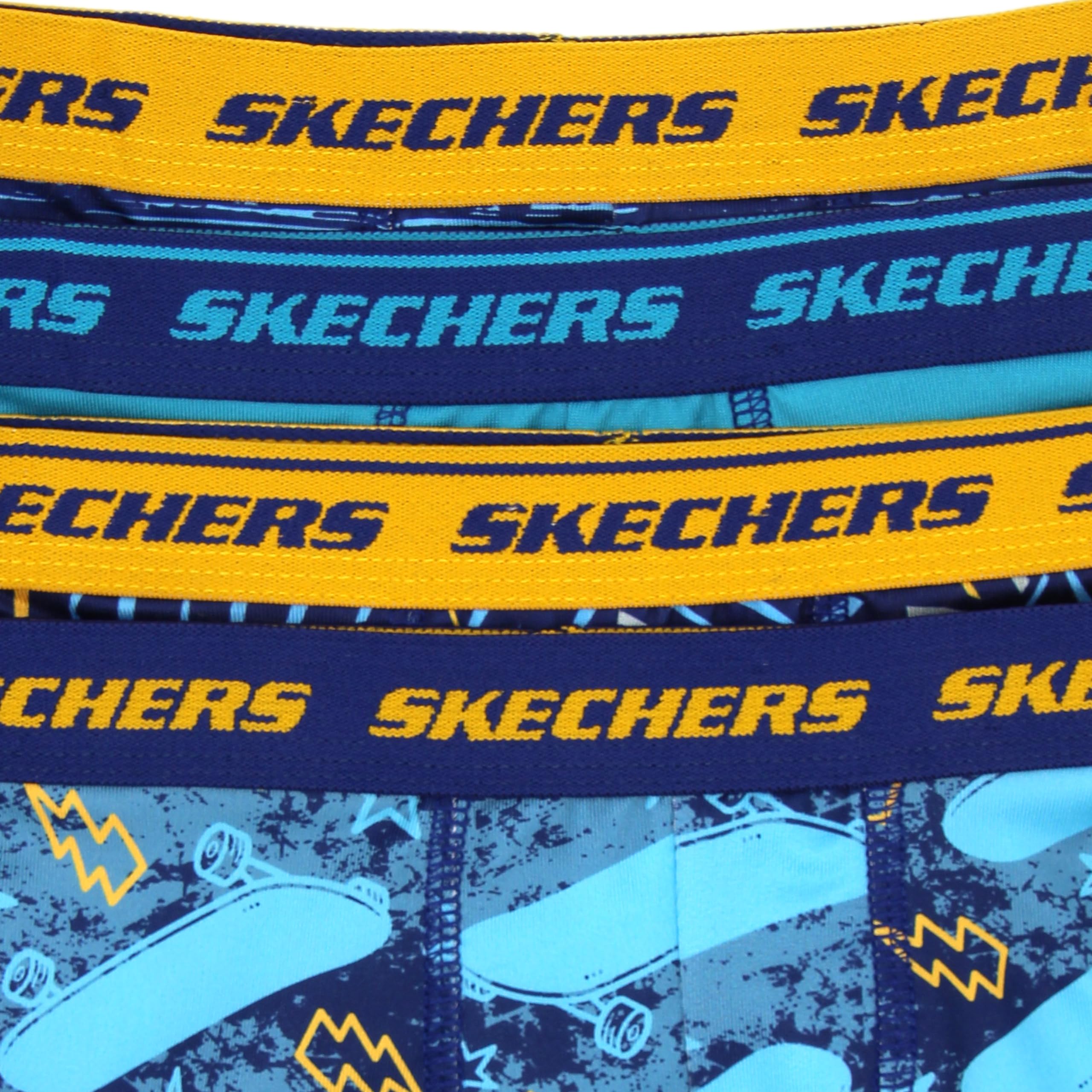 Skechers Boxer Corti (Pacco da 8) Bambini e Ragazzi