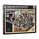 YouTheFan NFL New Orleans Saints Purebred Fans 500pc Puzzle - A Real Nailbiter