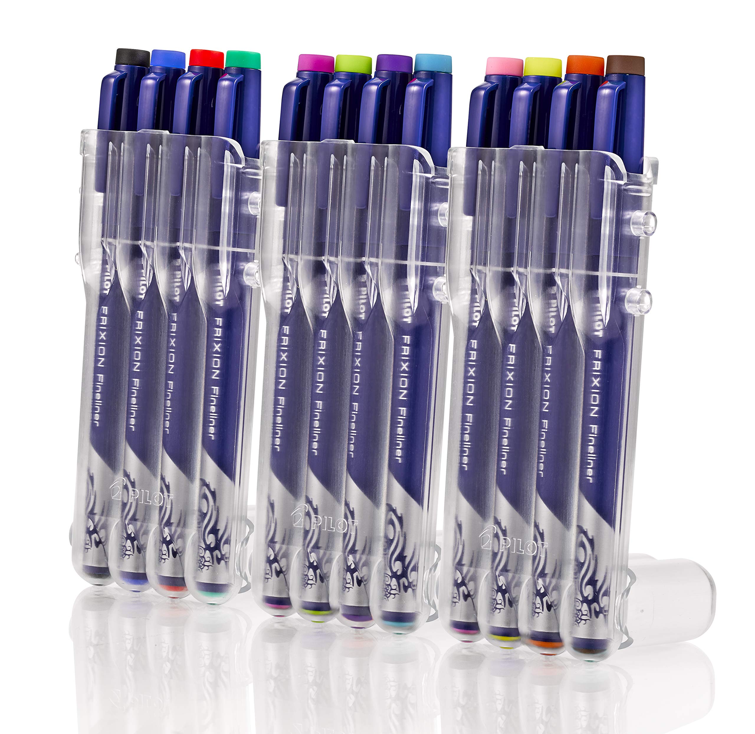 Set 12 FriXion Fineliner Pilot - Pennarelli Cancellabili, 12 Colori, Punta Media - Foto 7