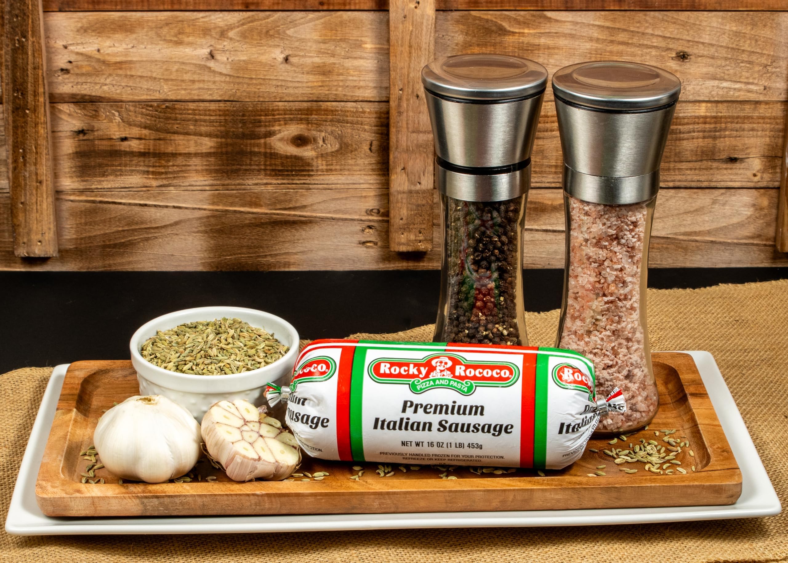 Amazon.com: Rocky Rococo Premium Italian Sausage 16oz, 6 Pack : Grocery ...