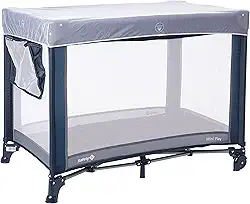 Safety 1st, Berço Mini Play, Net Blue