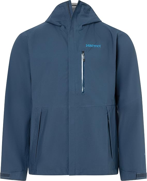 MARMOT Men's Precip Evo Pro Jacket Waterproof Jacket, Lightweight Hooded Rain Jacket, Windproof Raincoat, Breathable Windbreaker, Ideal for Hiking and Cycling (pack of 1)