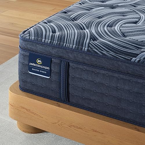Miniatura 10 de Serta Perfect Sleeper Pro Valais - Colchón híbrido de látex de 15 pulgadas con parte superior de almohada de felpa California King, 5 zonas de