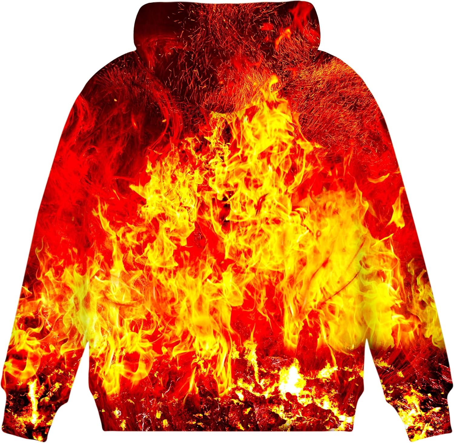 Asylvain Graphic Hoodies for Boys Girls 3D Print Novelty Colorful Cool Kids Sweatshirts Size 6-15 Years