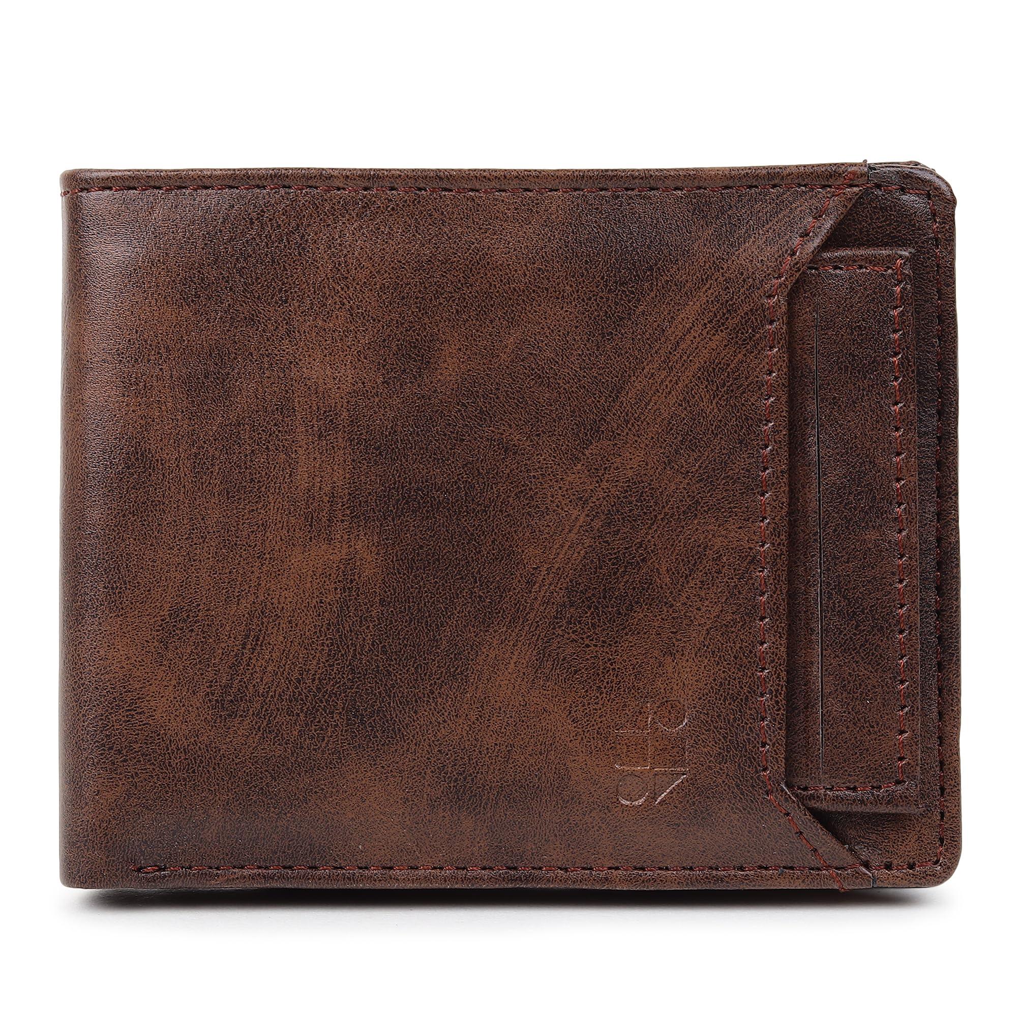 Exclusive Faux Leather Wallet for Men I Slim & Compact Wallet | Credit/Debit Card Slots | Currency & Secret Compartments-picture-19