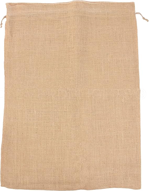 CleverDelights 18 x 24 Burlap Bags - 2 Pack - 18x24 Inch Jute Burlap Drawstring Sacks