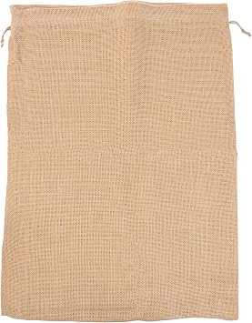 CleverDelights 18 x 24 Burlap Bags - 2 Pack - 18x24 Inch Jute Burlap Drawstring Sacks