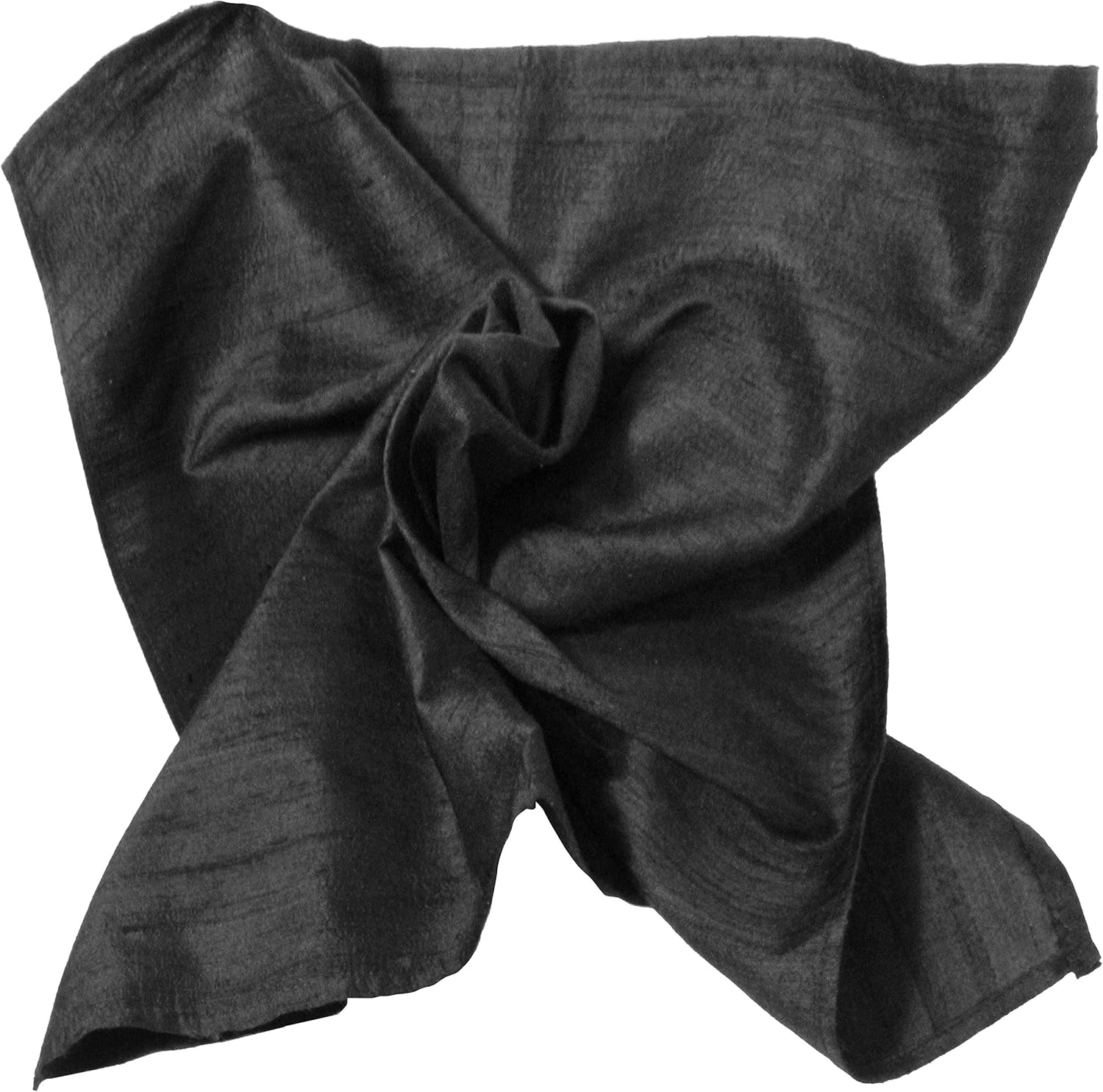 Rich 100% Silk Dupioni Pocket Square - Full-Sized 16"x16" - 42 Glowing Hues