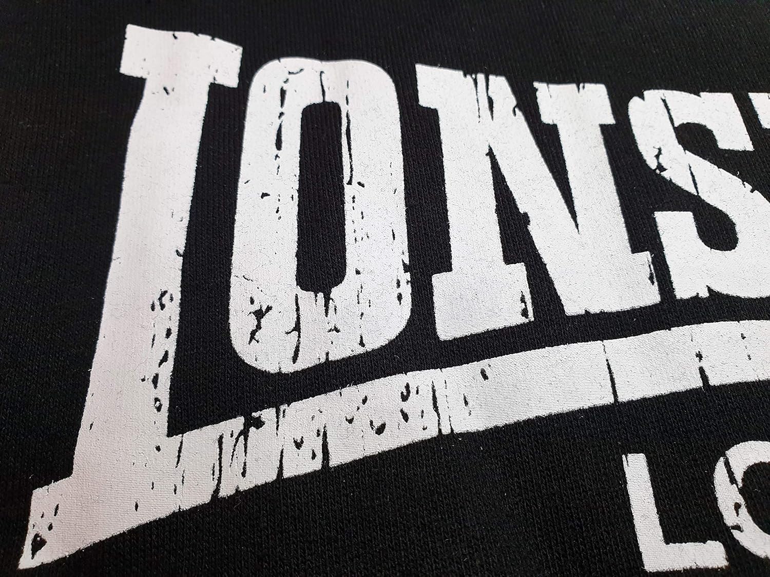 Lonsdale Men´s Regular-fit Hoodie Hooded Sweatshirt Black