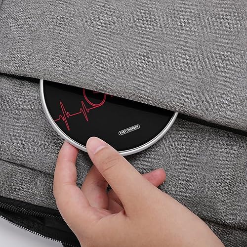 Miniatura 4 de Heartbeat Bycicle Wireless Charger Pad 10W Fast Charging Pad Compatible with iPhone 15 14 13 12 Series Samsung Galaxy Series