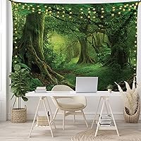 Vista 56 de Lunarable Tapiz abstracto, diseño floral de cachemira batik, adorno dibujado a mano, decoración de tela para colgar en la pared para dormitorio