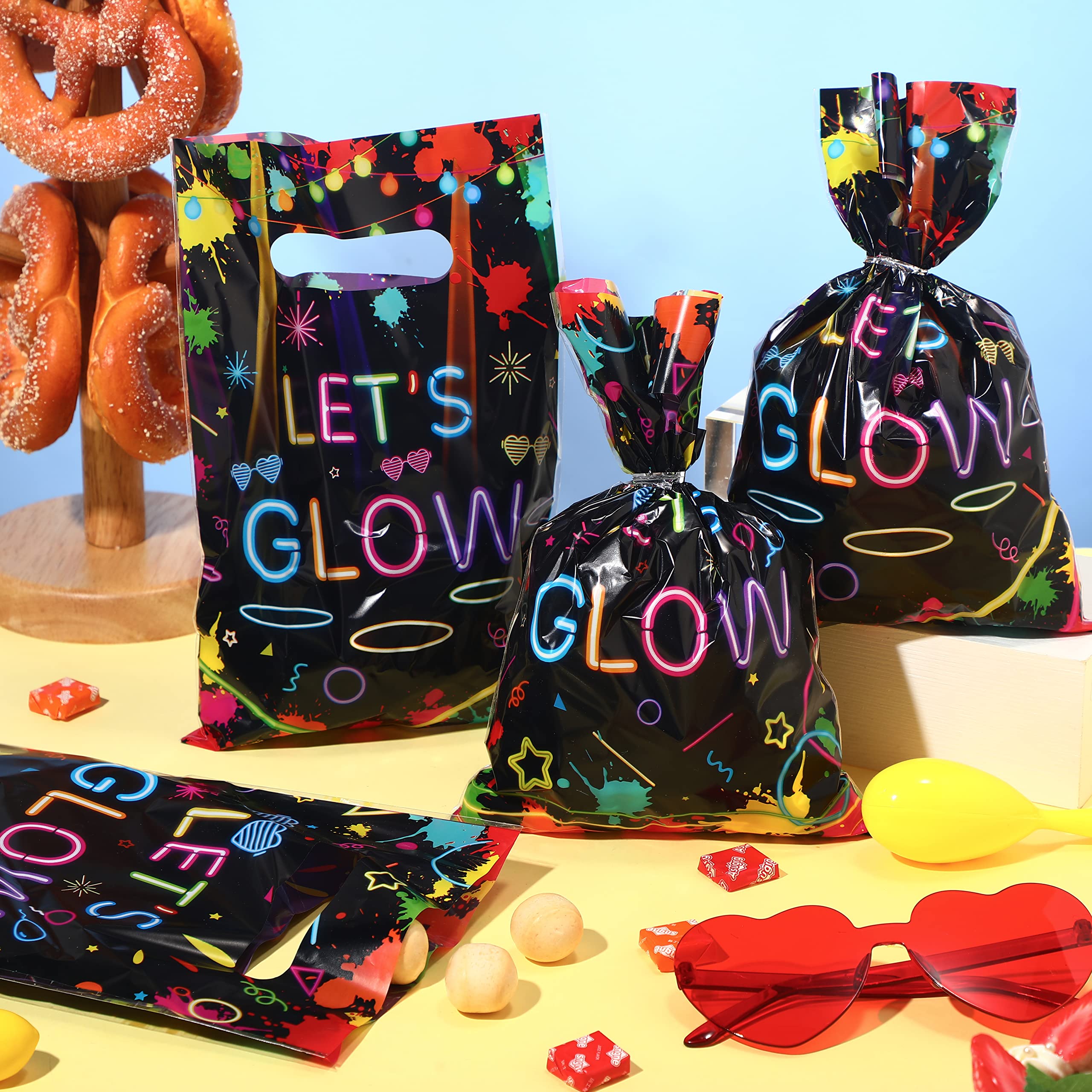 ensuite GLOW PACK PRECIOUS 10包 Amazon.com: Pajean 100 Pieces Let's Glow Party Bags in the Dark