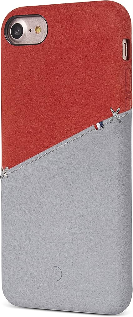 Amazon Com Back Cover Card Case For Iphone Se Iphone 8 Iphone 7 Iphone 6s Iphone 6 Premium Full Grain Leather Matching Leather Buttons Stiched Card Holder Shock