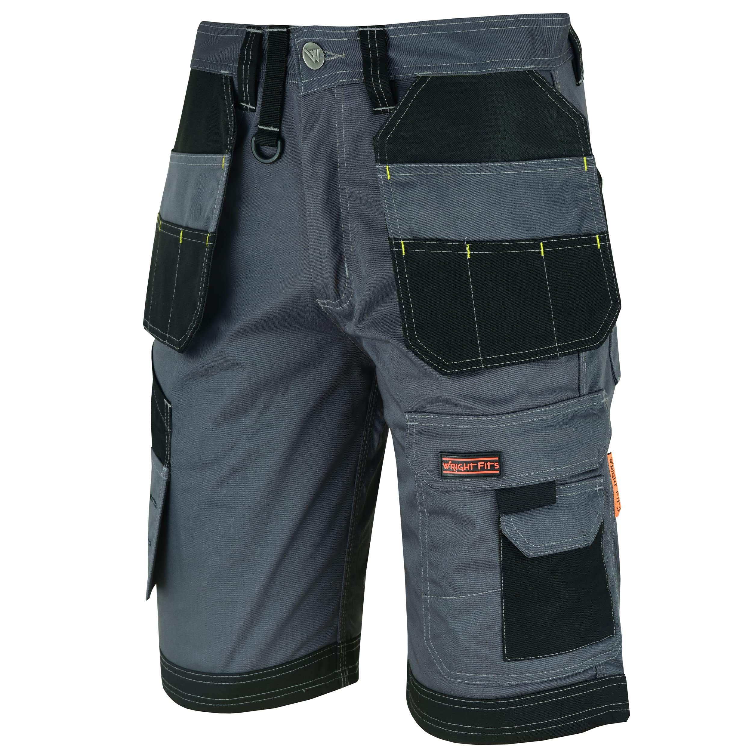 WrightFits Men Holster Work Shorts - Heavy Duty Safety Combat Cargo Summer Shorts - Multi Pockets - Triple Stitched - Durable Workwear — view 5