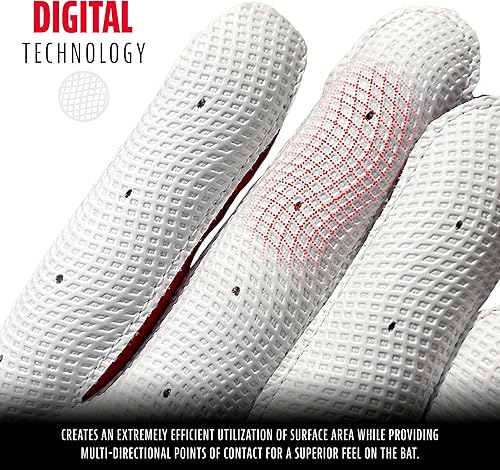 Miniatura 2 de Franklin Sports MLB Batting Gloves - Digitek Camo Baseball  Softball Batting Gloves - Youth