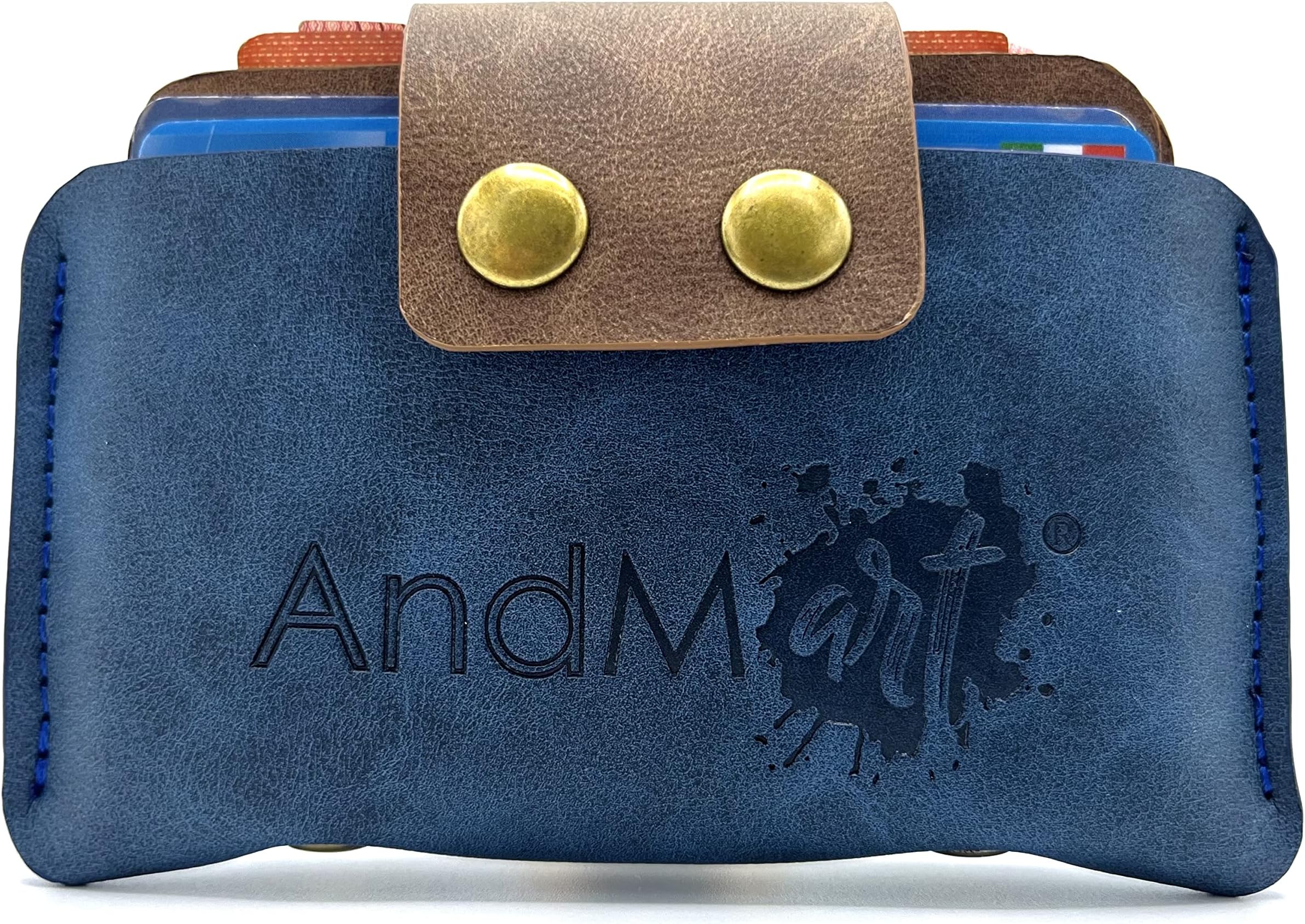 Wallet, Sapphire Blue, Retro