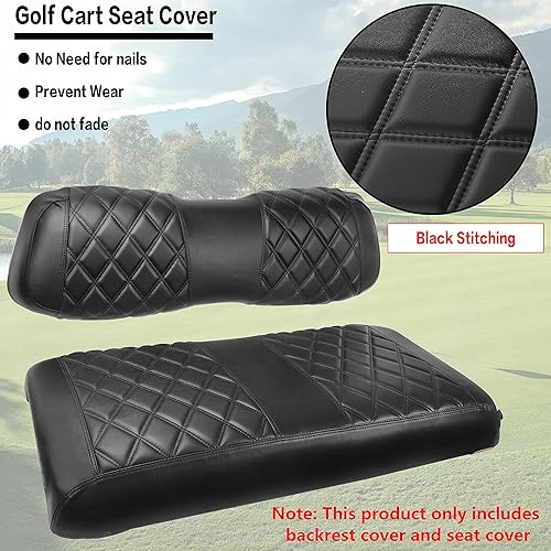 Miniatura 2 de NOKINS Funda de asiento para carrito de golf D Diamond para carrito de golf, club, coche, DS original, cojín de asiento regular, sin grapadora,