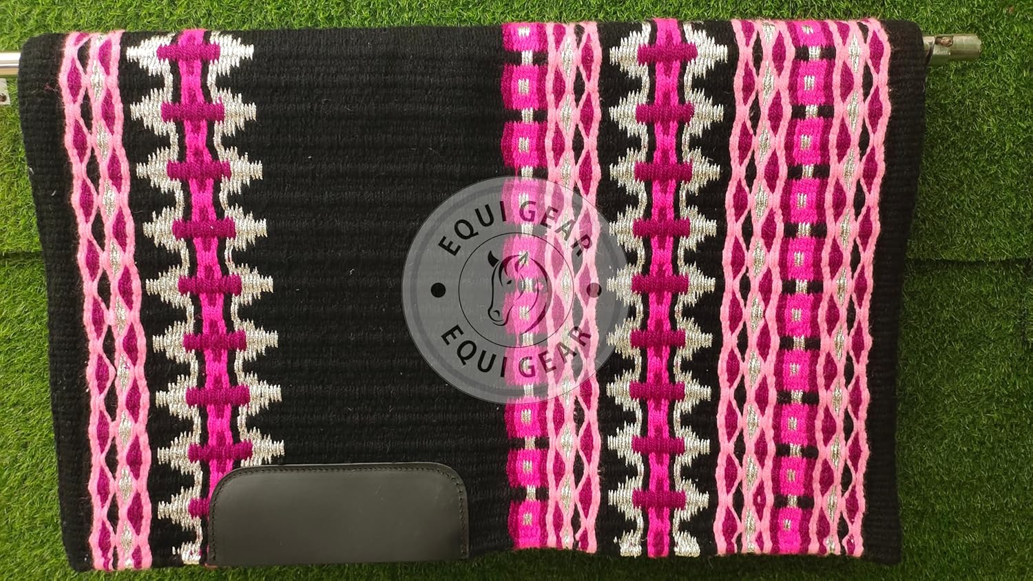 Horse Western Show Saddle Blanket/New Zealand Wool Western Saddle Blanket Top Wool Pad Sensor Flex (Customization Available) N359