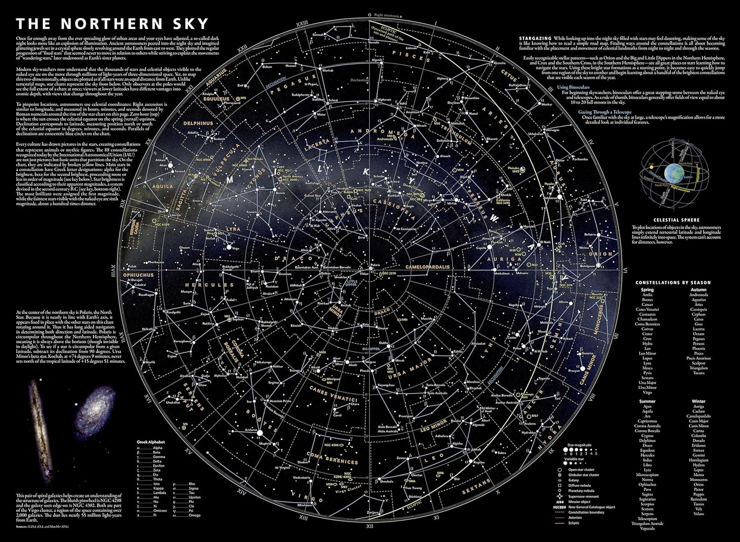 National Geographic Night Sky - Northern Hemisphere Map (Stargazer folded) (National Geographic Reference Map) - Image 5