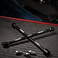 Vista 6 de EPAuto, llave de tubo universal de alta resistencia de 14 pulgadas, cruzada, de 4 vías, negra