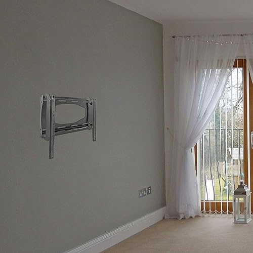 Miniatura 5 de Soporte de pared inclinable para TV para pantallas de 23 a 65 pulgadas, se adapta a VESA de hasta 600 x 400, soporta hasta 165 libras, compatible