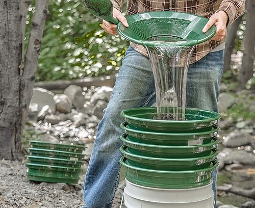 Miniatura 6 de SE GP2-1100 - Sartén apilable patentado de 13.25 pulgadas, tamaño de malla 1100 pulgadas