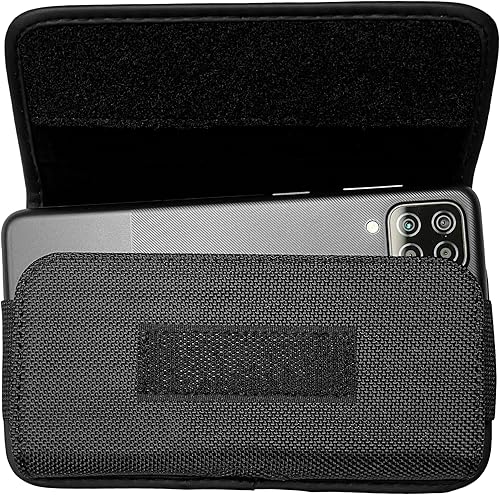 Miniatura 3 de CELZEN Funda de nailon para teléfono celular Cricket Vision Plus, Icon 2, Influence, Google Pixel 5a, 6, 6a, LG Harmony 4 G7 G8 K40 K22 - Funda