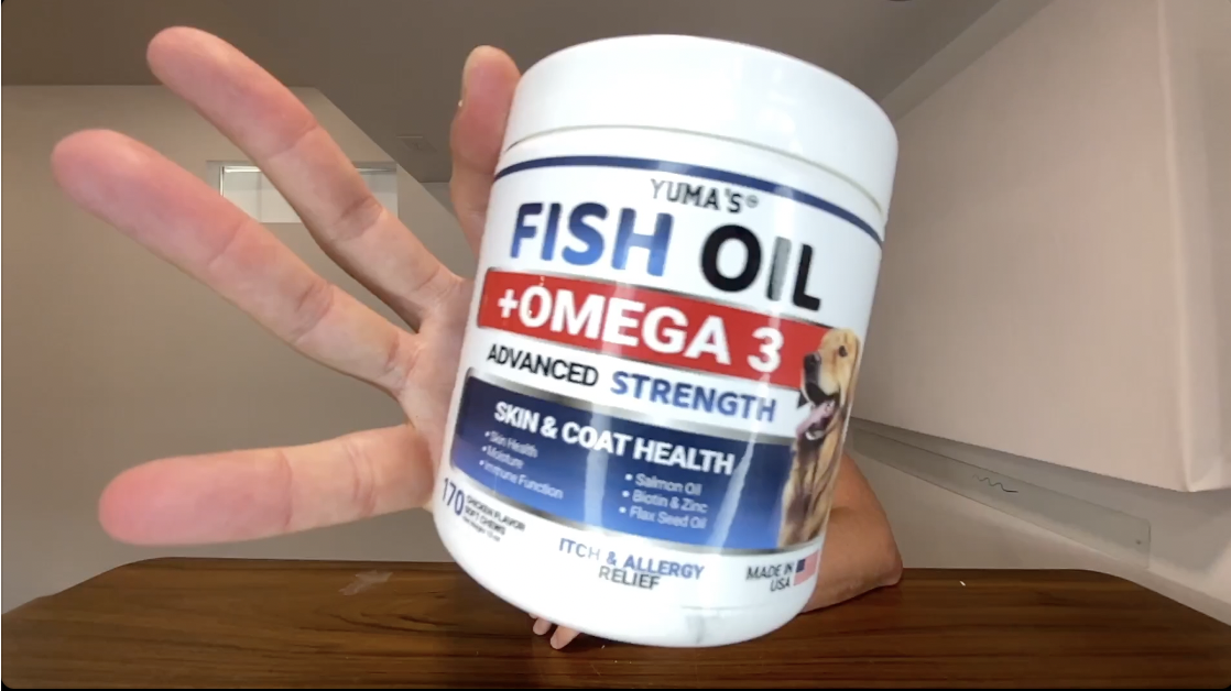 Dog Taste Test of Yuma Omega 3 Fish Oil Supplements for Dogs