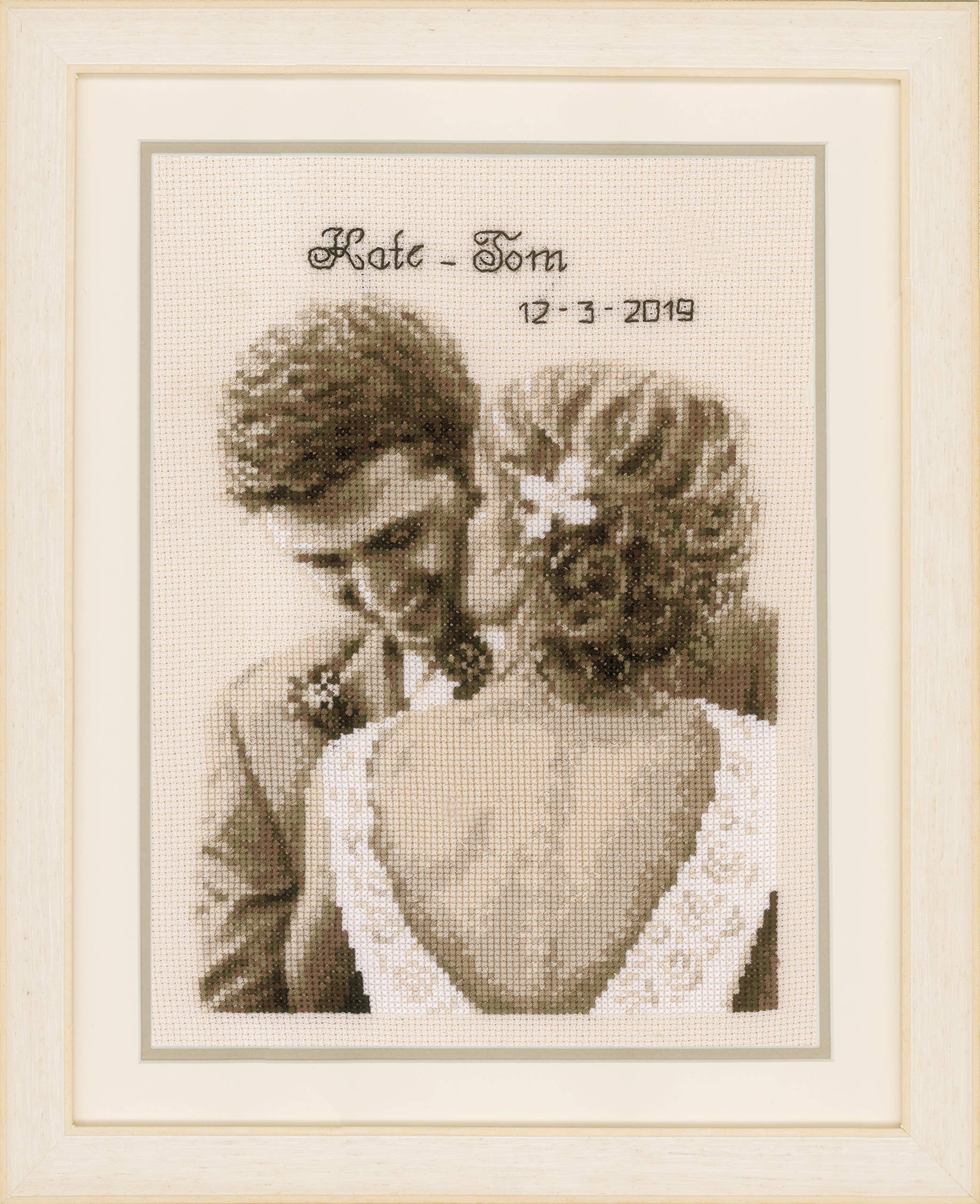 Vervaco Assorted Counted Cross Stitch Kit Wedding Happiness