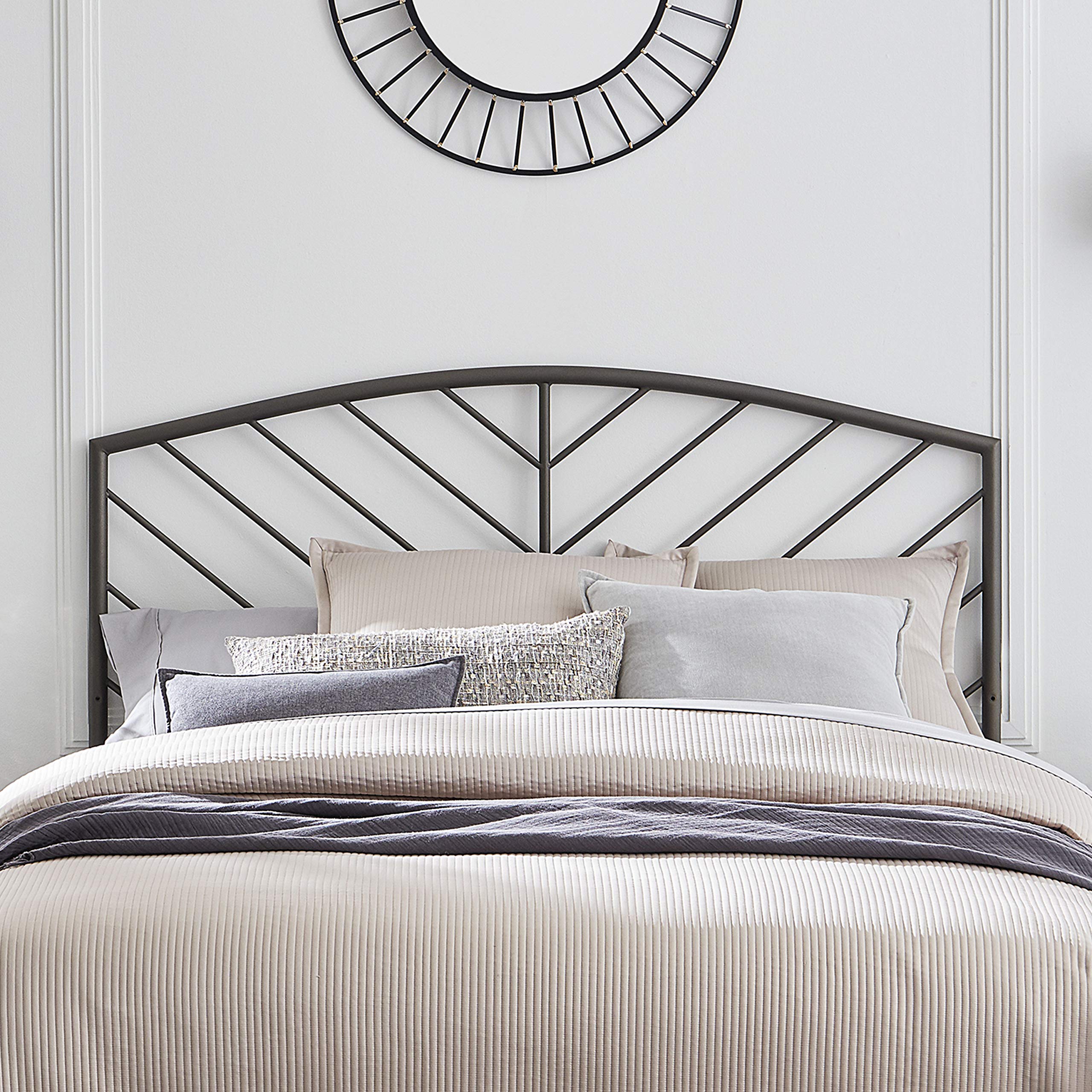 Hillsdale Essex Metal, Full Headboard, Gray Bronze